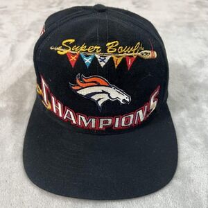 Vintage Denver Broncos Hat Cap Snap Back Mens NFL Super Bowl XXXII Logo Athletic